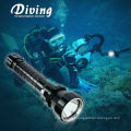 Factory supply powerful alum alloy rechargeable cree flashlight led underwater